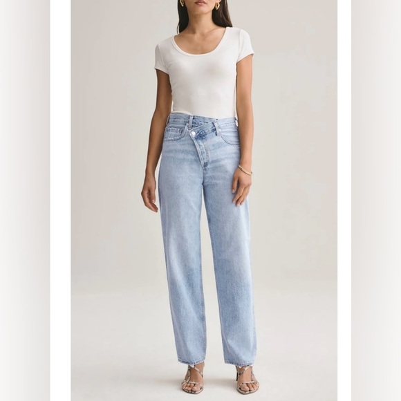 AGOLDE Criss Cross Jean in Suburbia - Picture 1 of 12